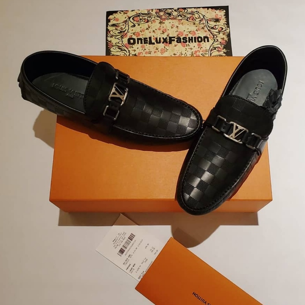 Louis vuitton hockenheim moccasin loafers